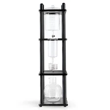 Yama CDM25 BLACK 25 Cup Cold Drip Maker Straight Black Wood Frame