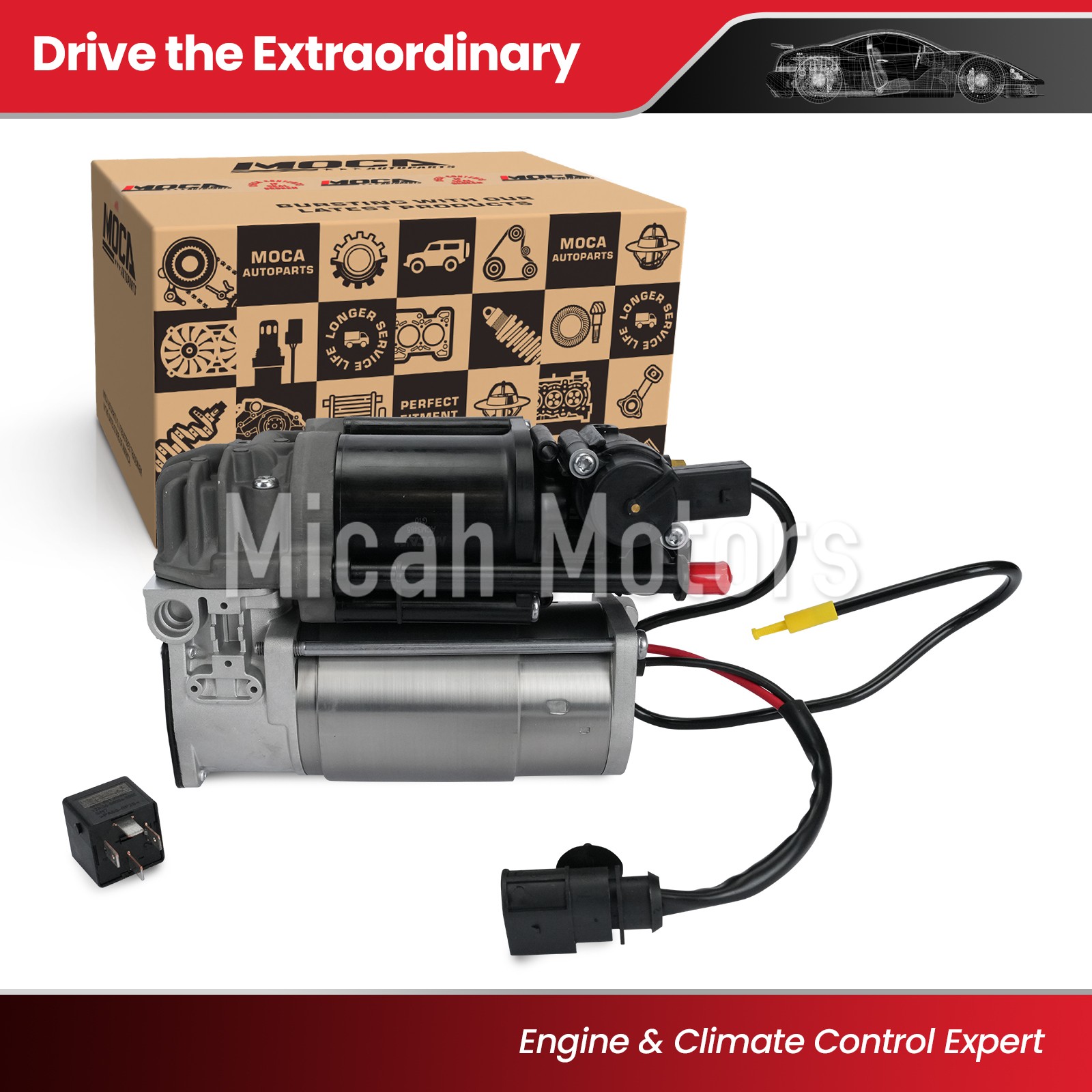 Air Suspension Compressor for 11-20 Audi A8 Quattro S8 Bentley Mulsanne