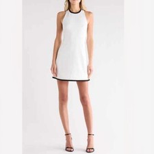 Alice & Olivia Coley Dress in White. NWT. Size 4. Retail- $350