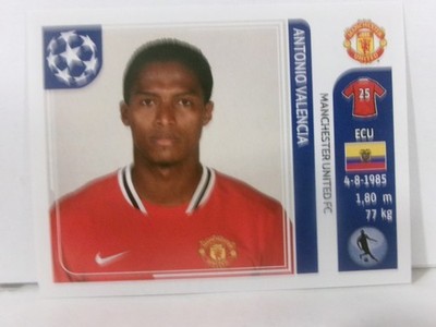 2011-12 Panini UEFA Champions League Sticker Collection #153 ANTONIO VALENCIA