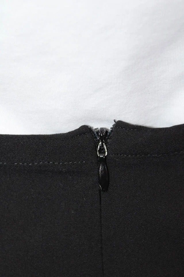 Falda lápiz negra Emporio Armani para mujer sin forro cremallera hasta la rodilla talla 14 Foto 4 de 4