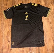 Mexico 2025 De Oro Black Gold Football Soccer Jersey Adidas Mens Large