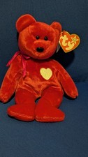 TY Beanie Baby Valentina Bear w/attached tag February 1998