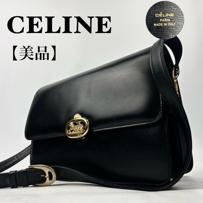 Celine shoulder bag leather carriage hardware Phoebe period Triomphe