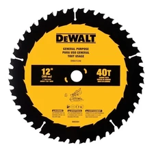 DEWALT 12 in. 40T General Purpose Saw Blade (DWA11240) 2-Pack
