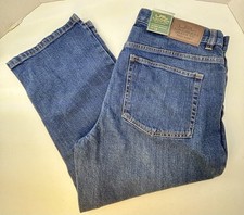 NWT Lauren Ralph Lauren Classic Midcalf Crop Jeans Womens 12 Blue Stretch