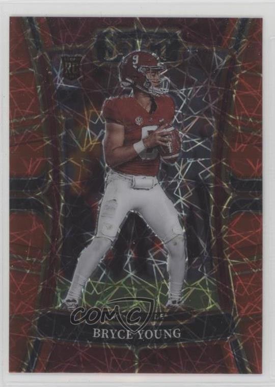 2023 Select Draft Picks Concourse Red Lazer Prizm Bryce Young #1 Rookie RC 0c6