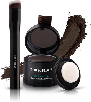 THICK FIBER Root Touch Up & Hairline Powder - deckt Grauwurzeln & Dunkelbraun ab 