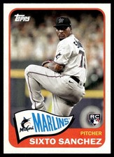 Sixto Sanchez 2021 Topps 1965 Redux RC #T65-18 Miami Marlins Rookie Card