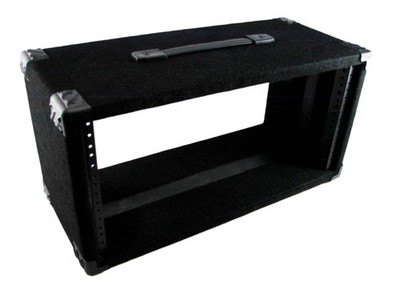 PROCRAFT 5U 9'' Deep Rack Case in Black Carpet Wrap - Top Handle w/ Rack Screws