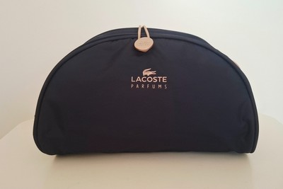 LACOSTE Kosmetiktasche Schminktasche - incl. Spiegel - blau - NEU !