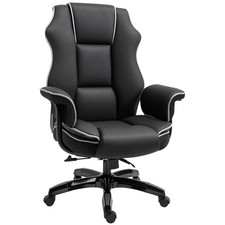 Vinsetto High Back Office Chair with Height Adjustable, Reclining, Black