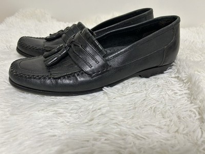 Bass Mens Tassel Kiltie Loafers Mens 9M Black