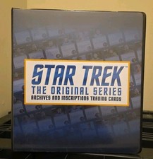 Star Trek Original Series Archives And Inscriptions Album Binder w/ Promo Card