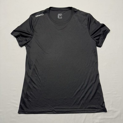 Craft Sportswear Women's Black Quick Dry Athletic T-Shirt Size L