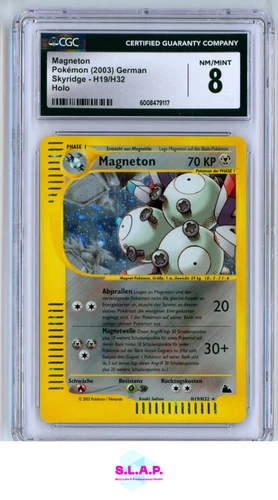 MAGNETON HOLO SKYRIDGE POKEMON 2003 H19/H32 CGC 8