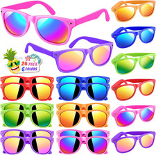 Kids Sunglasses, 24 PACK Kids Sunglasses Bulk Party Favors for Kids 4-8 3-5, Poo
