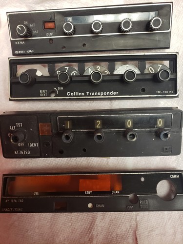 4 Face Plates Ky197A ,kt76 ,tdr950 ,kt76a