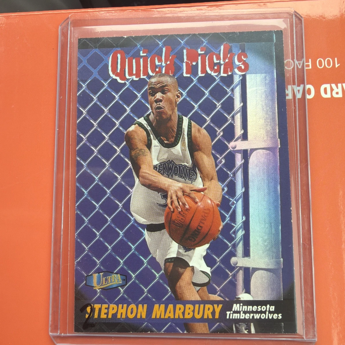 Fleer Stephon Marbury Basketball 1997-98 Season Sports Trading