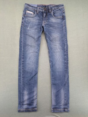 Tom Tompson Herren Jeans Slim Fit Tapered Hose W30 L32 Blau Stretch Denim