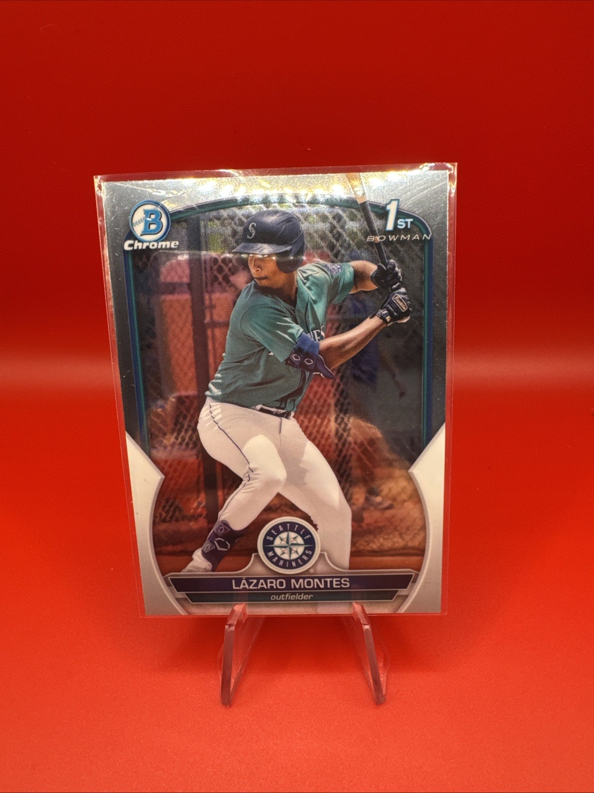 2023 Bowman - Chrome Prospects Lazaro Montes 1st #BCP-58 (RC)