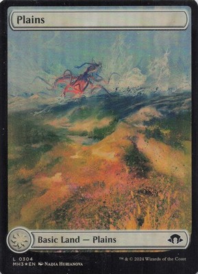 Plains 0304 NM Modern Horizons 3 Foil MTG