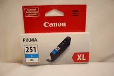 NEW CANON PIXMA 251 CYAN C XL JET INK CARTRIDGE