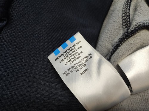 Adidas Sample Vintage Jacket Womens Size 38 Superstar Trefoil Blue Full Zip - Picture 18 of 18