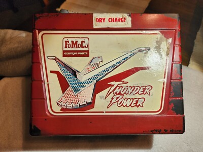 NOS Mid 50's FoMoCO THUNDER POWER 6 VOLT BATTERY - DRY