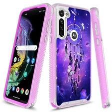 For Moto G Stylus 2020/Moto G Pro Graphic Shockproof Protective Hybrid Case
