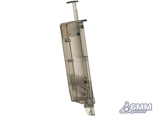 6mmProShop 120 Round Pistol Mag Airsoft Universal BB Speed Loader SMOKE - Picture 4 of 6