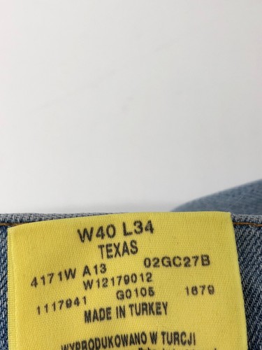 Vintage WRANGLER Men Texas Regular Straight Jeans Size W40 L34 - Picture 7 of 10