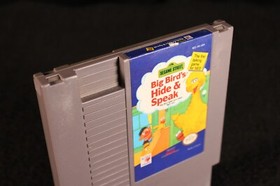 Nintendo Sesame Street Big Bird's Hide and Seek NES vintage video game cart 1990