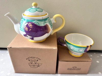 Pokemon Cafe Limited Pokemon Polteageist TeaPot & Sinistea Tea Cup Set Japan