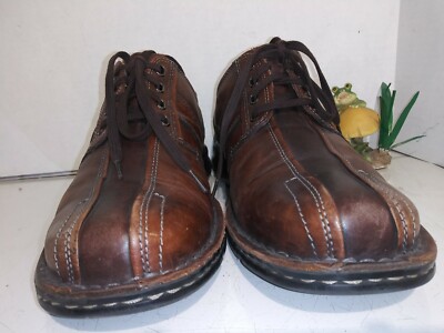 Clarks Touareg Vibe Brown Leather Bicycle Toe Casual Oxford  display picture 2