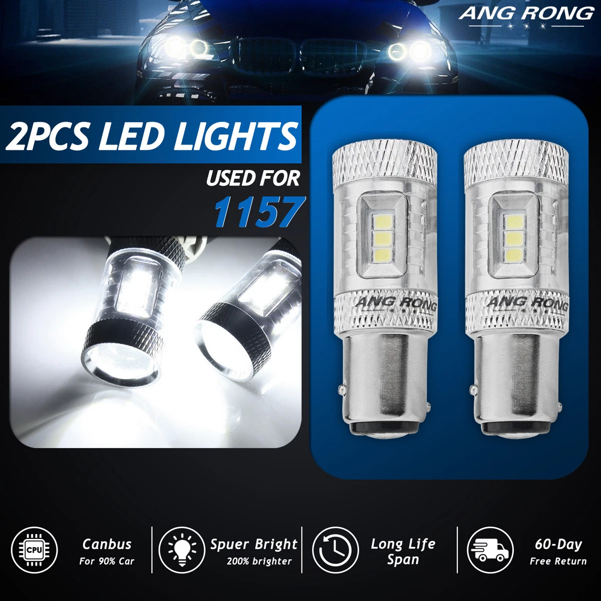 Brightest 1157 discount led bulb