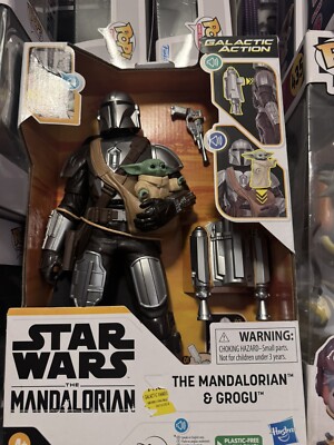 Star Wars Galactic Action The Mandalorian & Grogu Interactive Electronic Figures