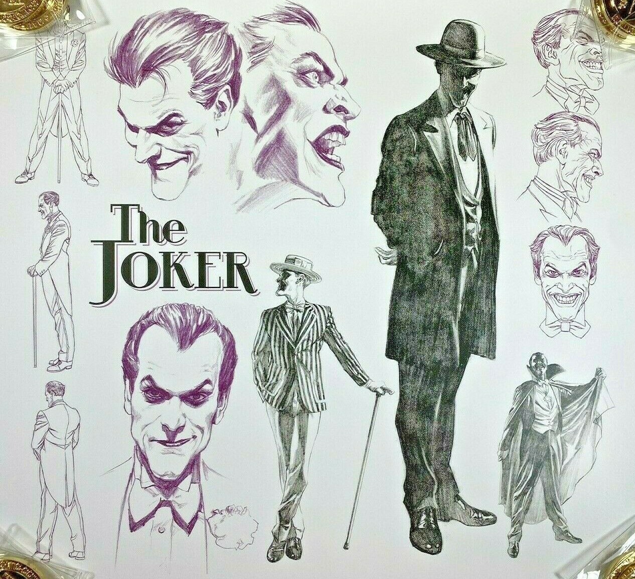 Alex Ross JOKER Model Lithograph/Poster 135/250 DC SDCC Comic Con 2019 SOLD OUT!