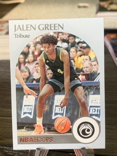 JALEN GREEN 2021-22 Chronicles Draft Picks Hoops Tribute Rockets Rookie Card #54