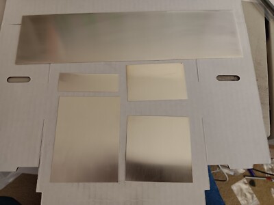New 925 sterling silver sheet 3 x 1,   3 x 2, 3 x 4, 3 x 12  inch 30 gauge soft