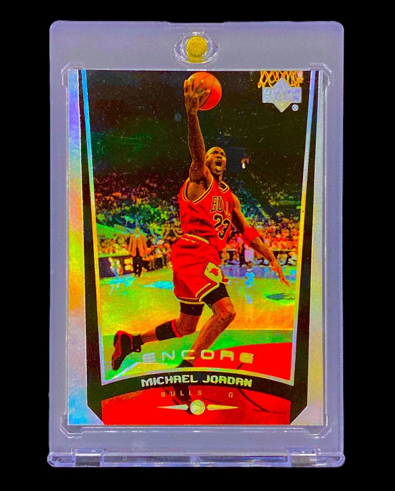 Michael Jordan Silver Holo Prizm Rainbow Foil Upper Deck 1999 Chicago - BULLS Foto 4 de 4