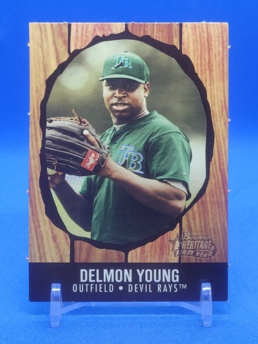 2003 Bowman Heritage Delmon Young #1 card