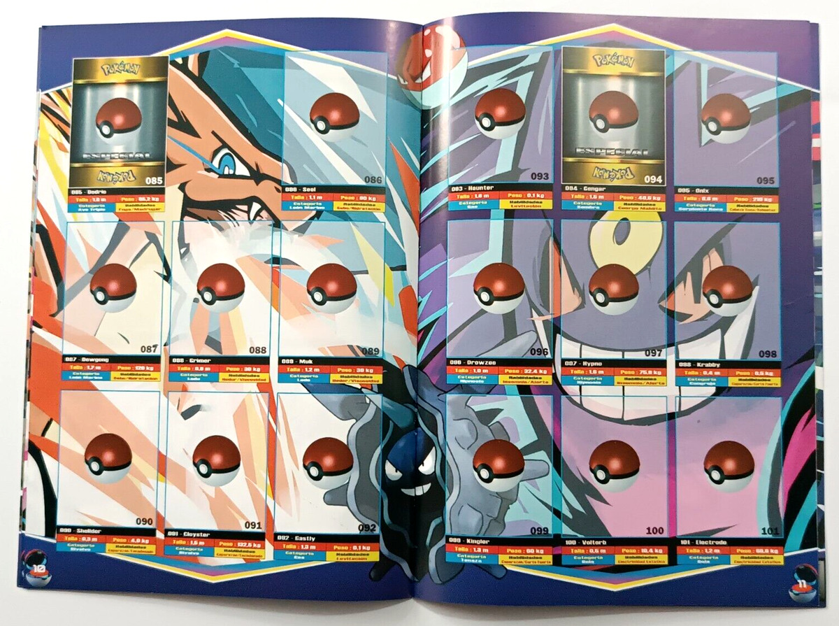 ALBUM POKEMON HOENN & SINNOH MC - Sticker + Full Set 254/254 PERU 2022  ARCEUS