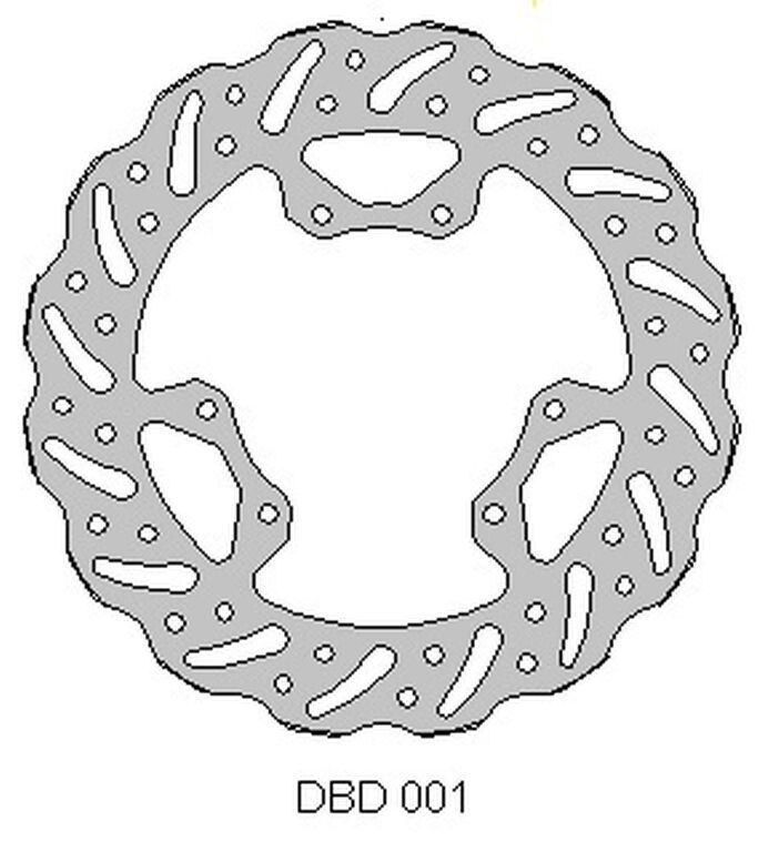 Disque de frein avant Honda CR 125 250 CRF 250 moto cross tout-terrain