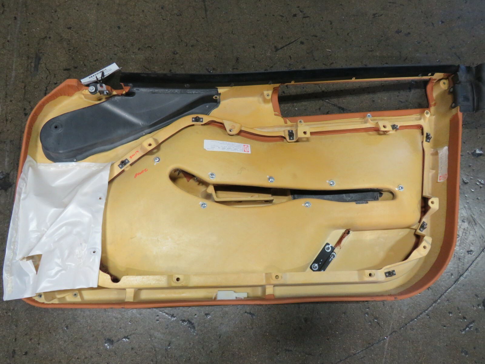Ferrari 599 GTB, LH, Front Door Main Trim Panel, Cuoio, Used, P/N 0687829
