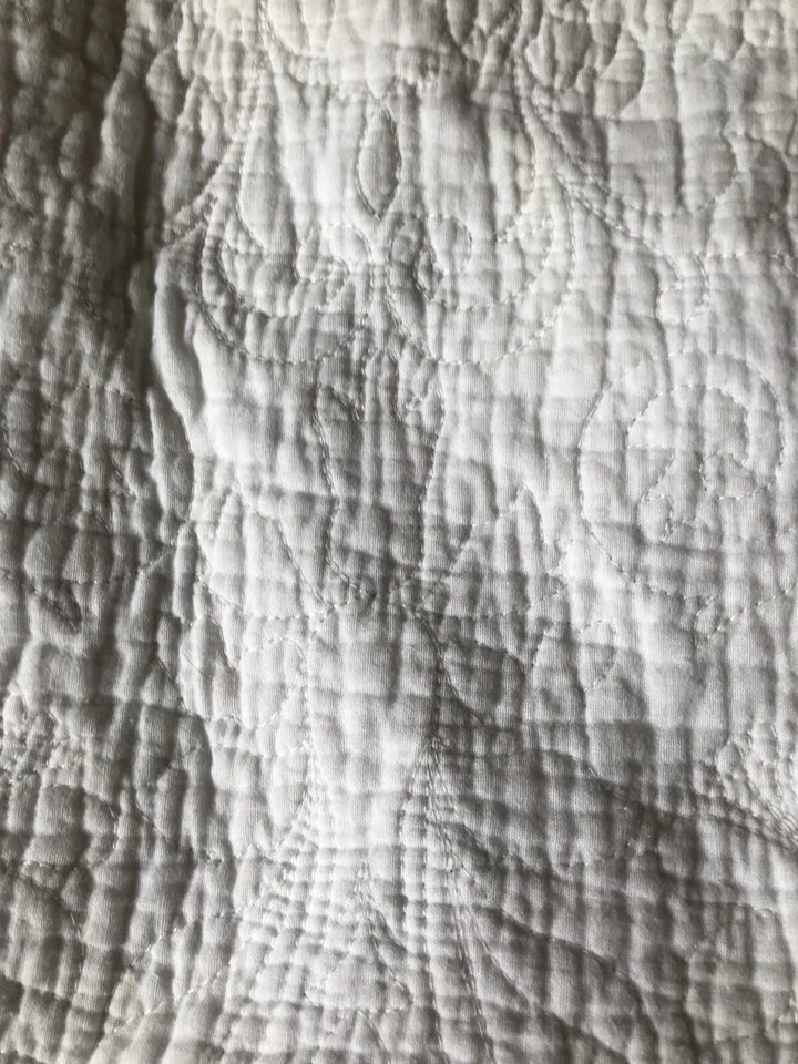 Laura Ashley White Quilted White Standard Pillow Sham - Image 3 of 4