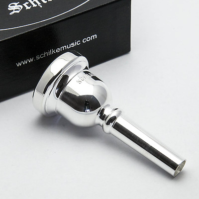Boccaglione trombone argento Schilke 47B piccolo gambo NUOVO Boccaglione trombone argento Schilke 47B piccolo gambo NUOVO