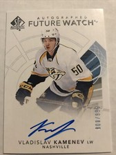 2017-18 SP Authentic Vladislav Kamenev Future Watch Auto #808/999 Rookie