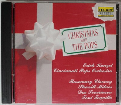 CHRISTMAS WITH THE POPS, Cincinnati Pops Orchestra (CD) 1990 Telarc CD-80226