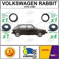 Volkswagen Golf MK1 Rabbit MK1 1974-1983 Weather Strip Restoration 7 Pc Seal Set
